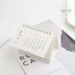 Simple Mini Desk Colorful Calendar 2020 - Image 3