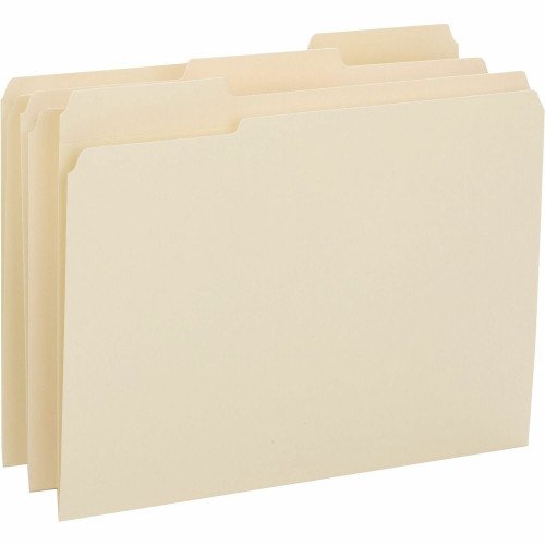 Business Source 1/3 Tab Cut Letter Recycled Top Tab File Folder (BSN16515)