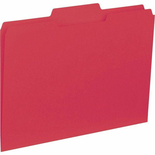 Business Source 1/3 Tab Cut Letter Recycled Top Tab File Folder (BSN43564)