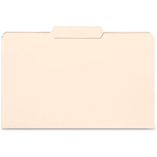 Business Source 1/3 Tab Cut Legal Recycled Top Tab File Folder (BSN99725)