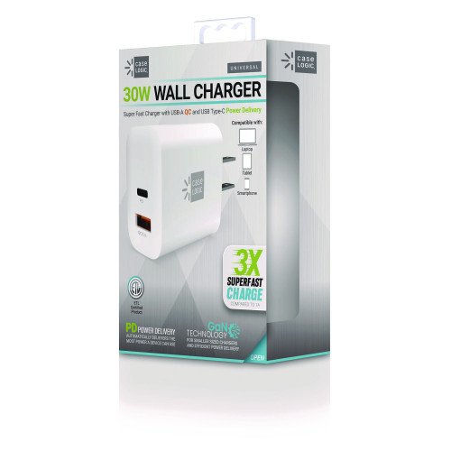 ByTech Wall Charger, 30 W, White (CLPDW3101WT)