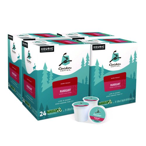 Caribou Coffee Mahogany Coffee K-Cups, 96/Carton (6990CT)