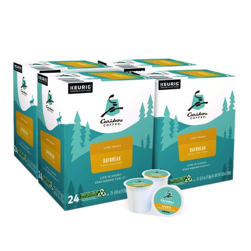 Caribou Coffee Daybreak Morning Blend Coffee K-Cups, 96/Carton (6994CT)