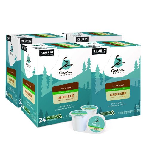 Caribou Coffee Caribou Blend Decaf Coffee K-Cups, 96/Carton (6995CT)