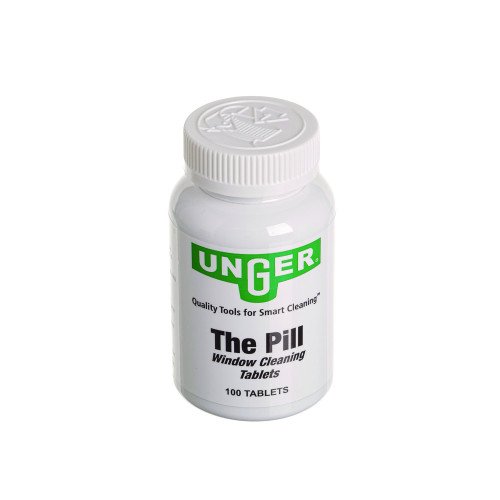 Unger Pill Window Cleaning Tablets, 100 Tablets/Bottle (PLBTLEA)