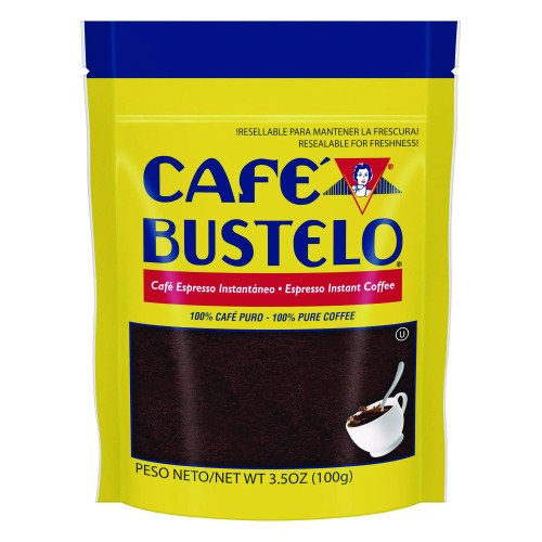 Folgers Cafe Bustelo Instant Coffee, Espresso, 3.5 oz Packet (11167)