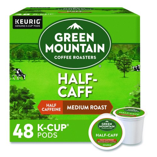 Keurig Half-Caff Coffee K-Cups, 0.33 oz, 48/Box (2140552)