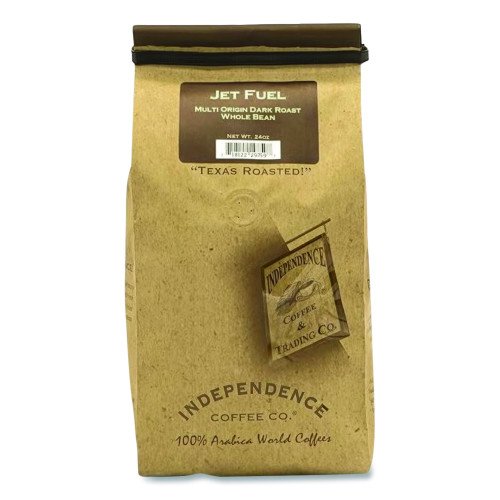 Independence Coffee Co. Jet Fuel Whole-Bean Coffee, 24 oz Bag (ICF73110)