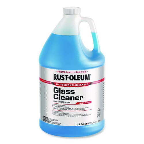 Rust-Oleum Professional Cleaners Glass Cleaner, 1 gal Jug, 4/Carton (352243)