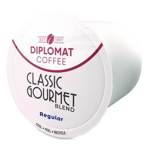 Diplomat Coffee Classic Gourmet DC-Cup, 10 g, 96/Carton (CDCCUPCG9610)
