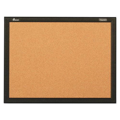 AbilityOne 7195016511285, SKILCRAFT Cork Board, 48 x 36, Natural Tan Surface, Black Aluminum Frame