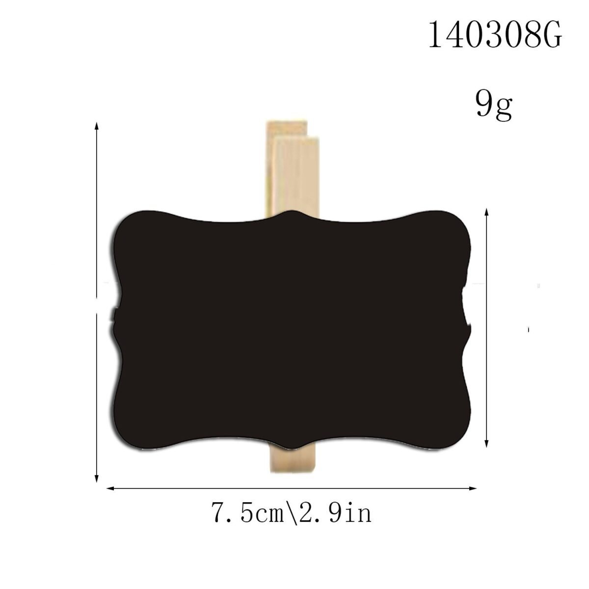 Grocery Wooden Writing Message Meter - Image 3