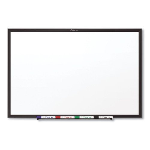 Quartet Classic Series Total Erase Dry Erase Boards, 60 x 36, White Surface, Black Aluminum Frame (S535B)