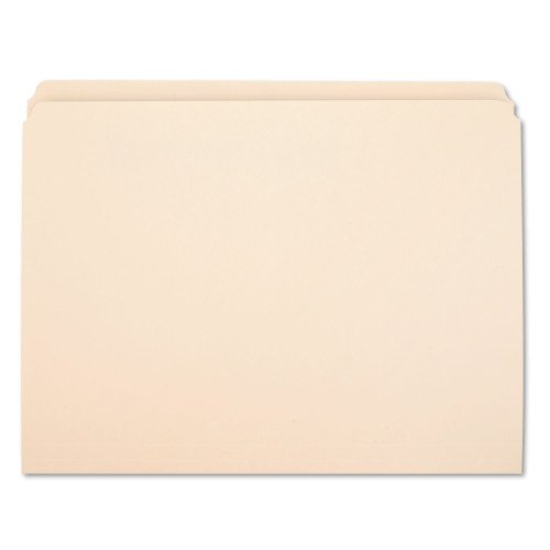 AbilityOne 7530002910098, SKILCRAFT Manila File Folder, Straight Tabs, Letter Size, 0.75" Expansion, Manila, 100/Box
