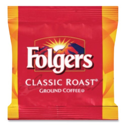 724468-500x500-0.jpg Folgers Coffee, Classic Roast, 1.2 oz Packets, 42/Carton (20457) - Image 1