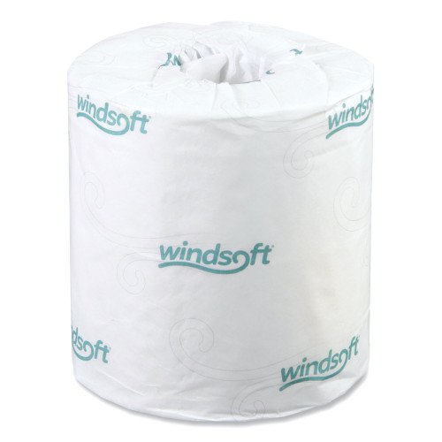 Windsoft® Standard Toilet Paper Rolls, 2-Ply, 500 Sheets, 48 Rolls (WIN2405)