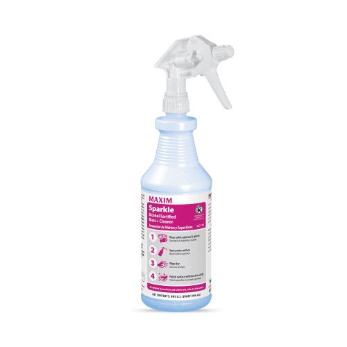 754224-500x500-0.jpg Maxim RTU Sparkle Glass Cleaner, Safe-to-Ship, 32 oz Bottle, 6/Carton (05180086) - Image 1