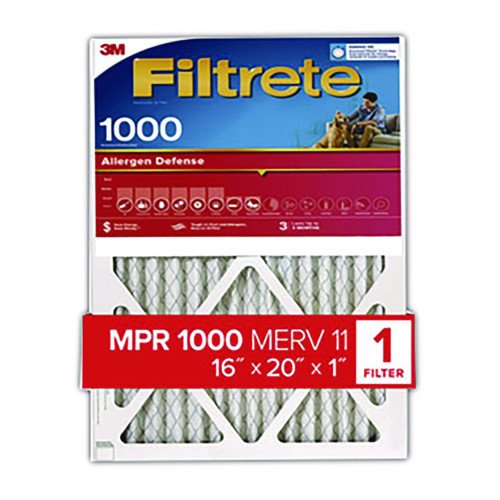 Filtrete Allergen Defense Air Filter, 16 x 20 (70071355914)
