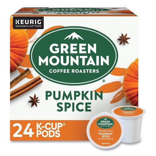 Keurig Fair Trade Certified Pumpkin Spice Flavored Coffee K-Cups, 24/Box (6758)