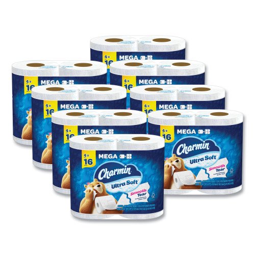 Charmin® Ultra Soft Standard Toilet Paper, 2-Ply, 224 Sheets, 32 Rolls (08806CT)