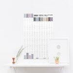 2020 365 days Paper Wall Calendar  Daily Planner - Image 2
