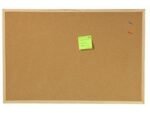 NNRTS Wall Mounted Cork Board Wood Hanging Message Board 20X30cm - Image 2
