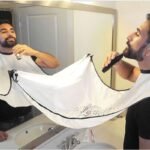 Beard Shave Apron Bib Trimmer Razor Holder - Image 2