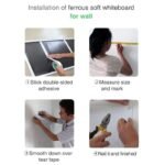Wall Soft Whiteboard Magnets Erasable Writing Board - Image 5